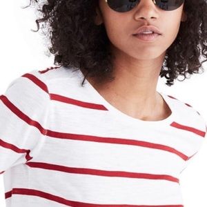 Madewell whisper long sleeve crew neck tee XS
